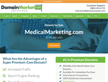 Tablet Screenshot of medicalmarketing.com